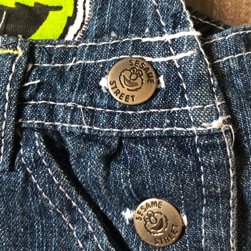 Sesame Street 12m Jeans jumper sit. - Picture 6 of 7
